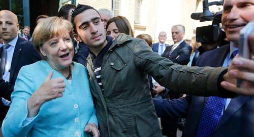 Angela Merkels Willkommens-Selfie